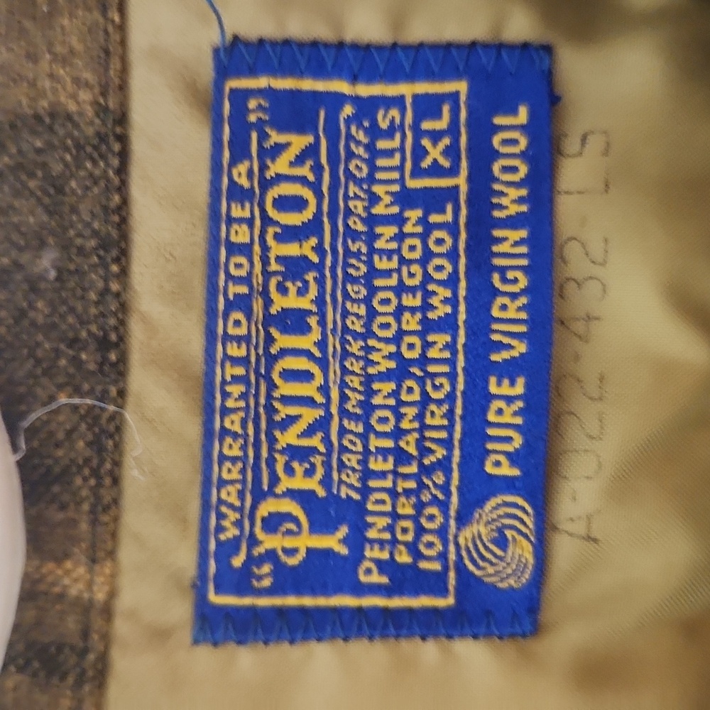 Pendleton flannel LS wool